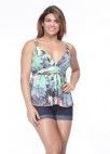 BLUSA BATA ATENAS ESTAMPADA